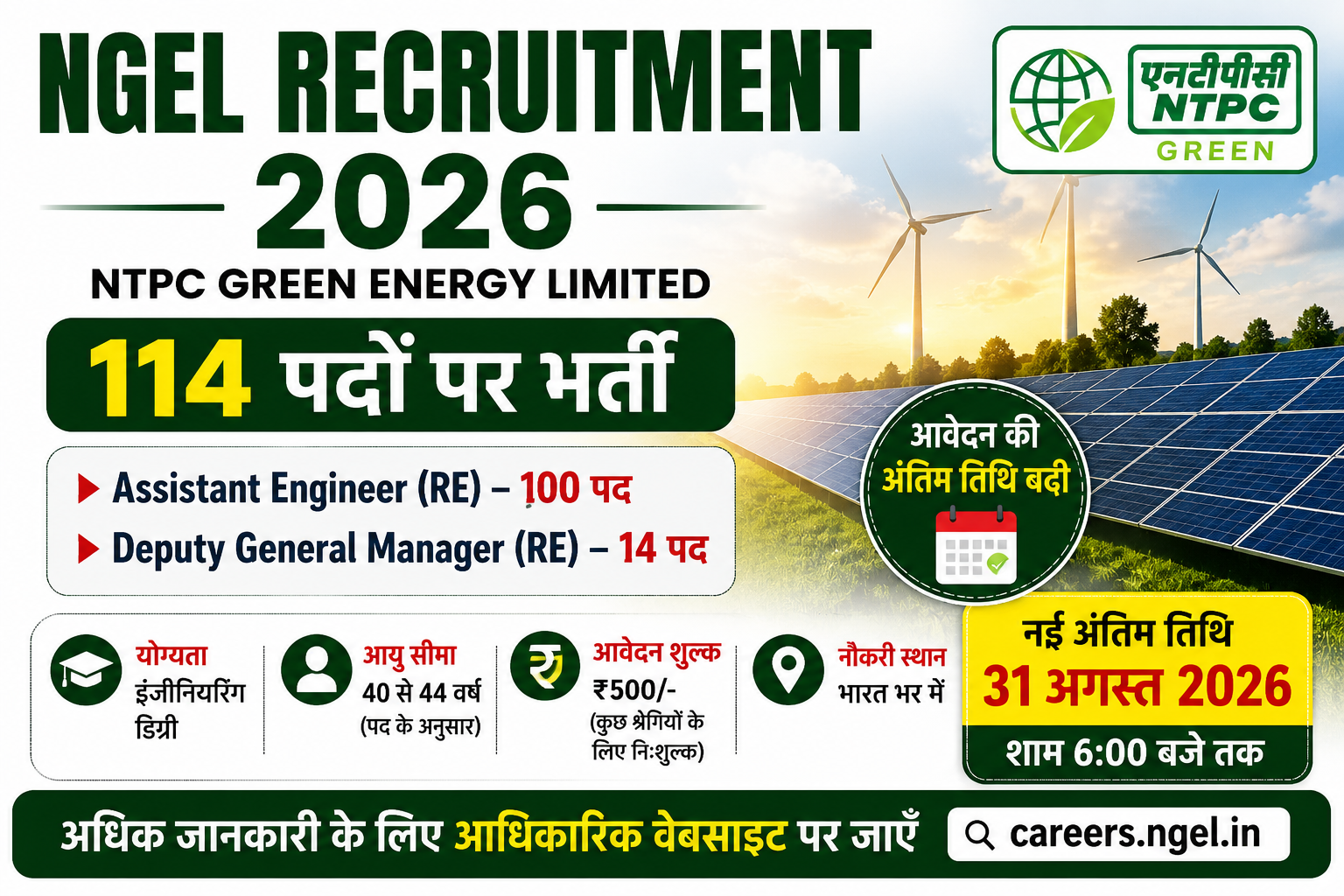 NGEL Recruitment 2026